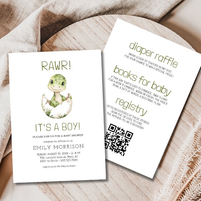 Allt i ett är en Pojke-dusch för pojken. Inbjudningar (Skapare uppladdad)