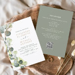 Allt i ett Eucalyptus QR Code Bröllop Greenery Inbjudningar<br><div class="desc">Få redo att ange tonen för ditt kommande bröllop med våra vackra och budgetvänliga alla i en enda bröllopsinbjudning med QR-kod. De här inbjudningarna har en fantastisk eukalyptus-design, vilket gör att naturen blir lite mer speciell. Med en budgetvänlig pris poäng kan du få perfektens inbjudan utan att bryta banken. Vår...</div>