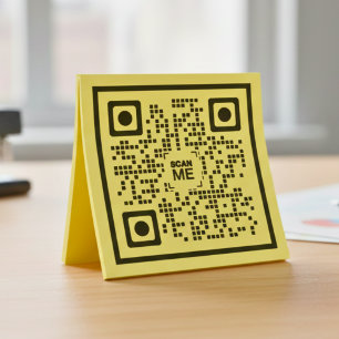 Allt-i-ett-mediekod för QR-kod för Social-media sö Självfärgande Stämpel