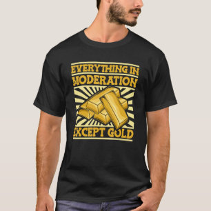 Allt i moderat skick utom Guld Miner Guld T Shirt