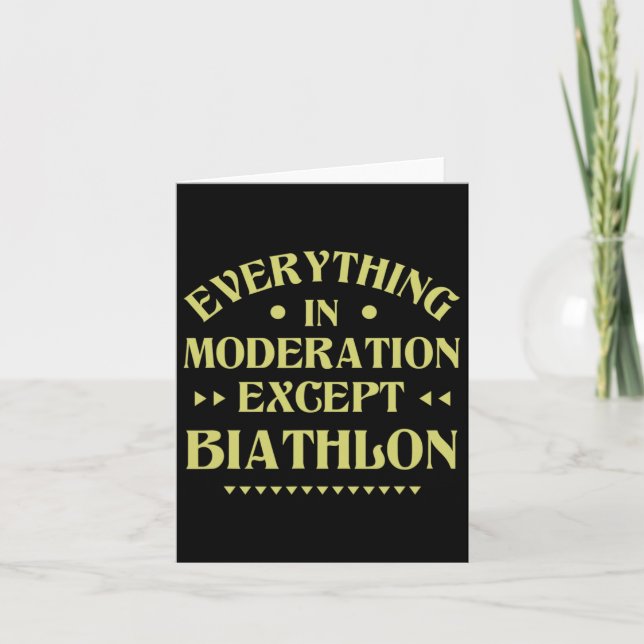 Allt i moderation utom Biathlon Funny Bia Kort (Framsida)