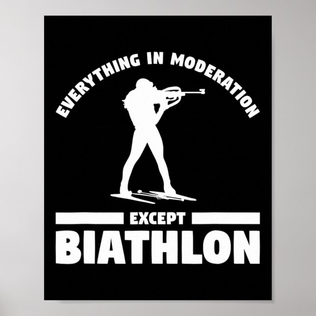 Allt i modernt skick utom biathlete poster (Framsidan)