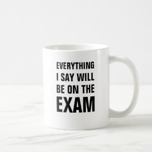 Allt I-något att säga ska är på examen Kaffemugg