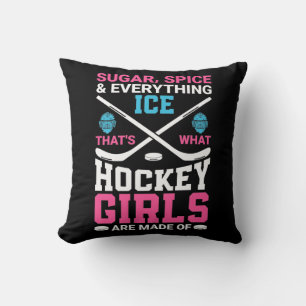Allt Ice Hockey Girls Kudde