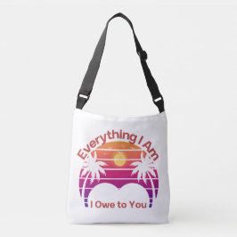 Allt jag är är jag Tack vare Dig Retro Momma-väska Axelväska