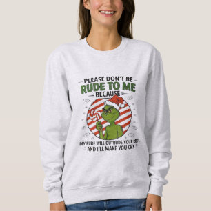 Allt jag behöver är attityd Rolig sweatshirt för T Shirt