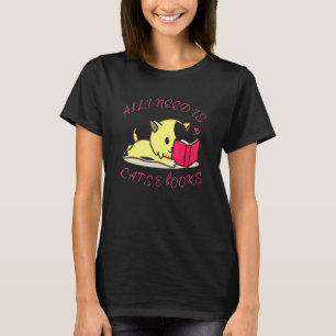 Allt jag behöver är Bokar, katt Bokar och katt 1 T Shirt