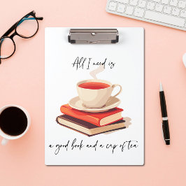 Allt jag behöver är bra bok och kopp te