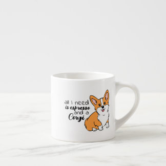 Allt jag behöver är espresso och Corgi Espressomugg