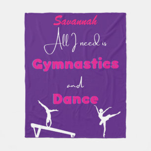Allt jag behöver är Gymnastics och Dance Fleece Bl