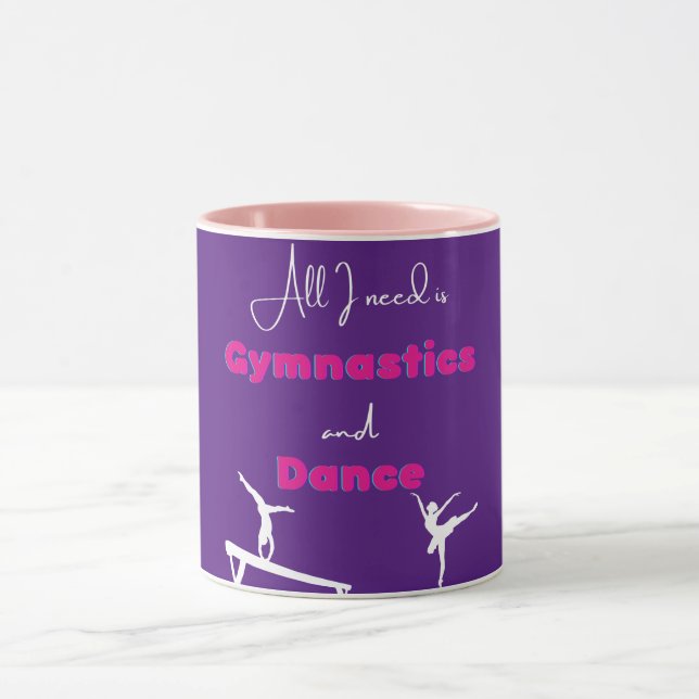 Allt jag behöver är Gymnastik och Dance Mugg (Center)