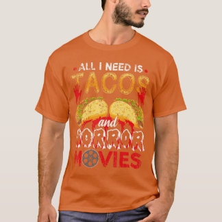 Allt jag behöver är Isacos och skräckfilmer presen T Shirt