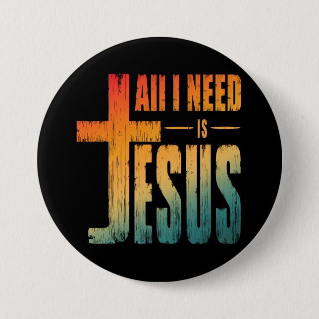 ALLT JAG BEHÖVER ÄR JESUS KNAPP (Framsida)