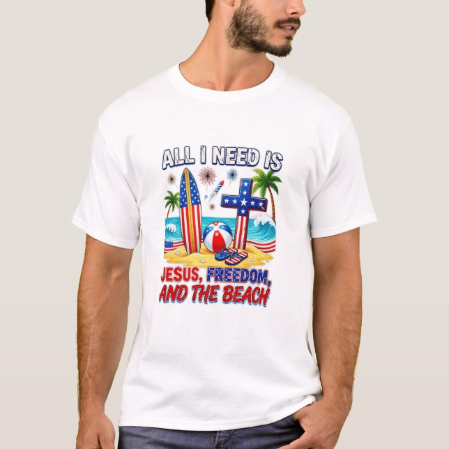 ALLT JAG BEHÖVER ÄR JESUS T SHIRT (Framsida)