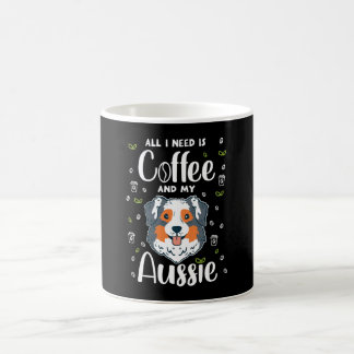 Allt jag behöver är kaffe och Aussie. Kaffemugg