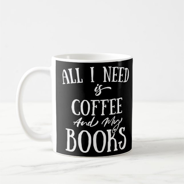 Allt jag behöver är kaffe och Bokar Bokar Kaffemugg (Vänster)