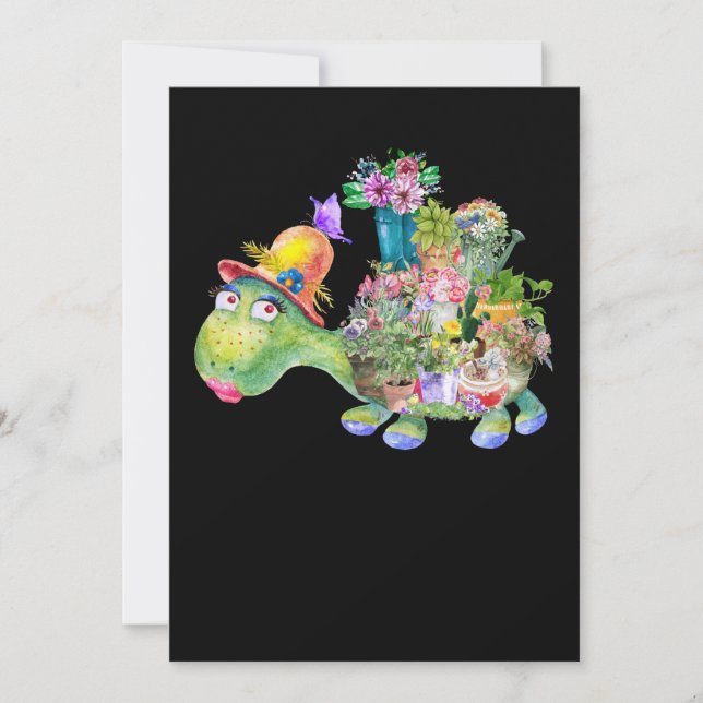 Allt jag behöver är kärlek a Kärlek och en sköldpa Julkort (Framsida)