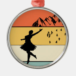 Allt jag behöver är kärlek och Highland Fling Danc Julgransprydnad Metall