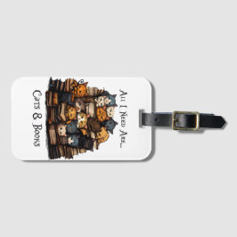 Allt jag behöver är katter och Bokar Bagagebricka