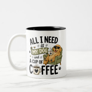 Allt jag behöver är min hund och en kopp kaffe 