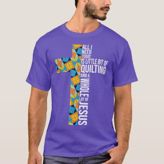 Allt jag behöver är och Jesus Crochet Älskare-kvar T Shirt