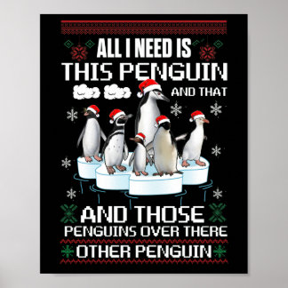 Allt jag behöver är penguin och den andra penguin poster