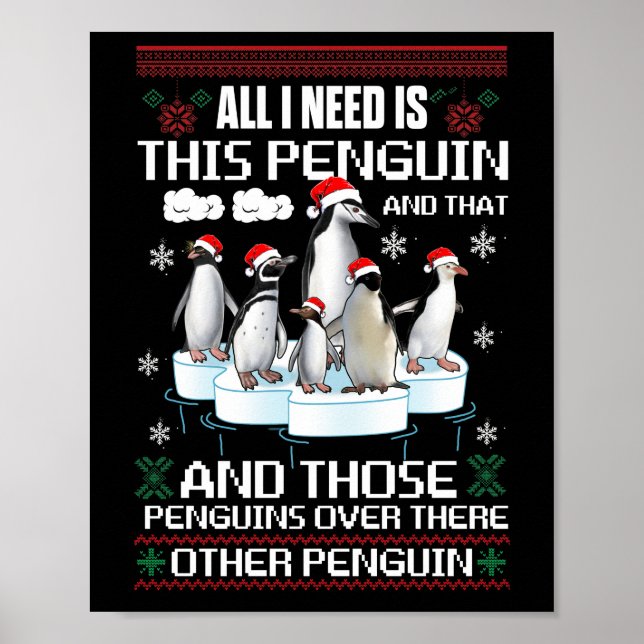 Allt jag behöver är penguin och den andra penguin poster (Framsidan)