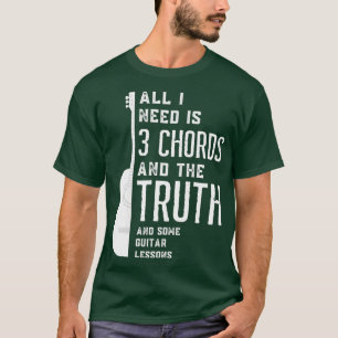 Allt jag behöver är tre trådar och sanning och en t shirt