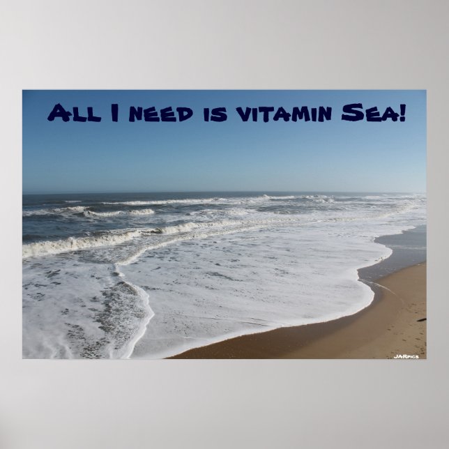 Allt jag behöver är vitaminhavet! poster (Framsidan)