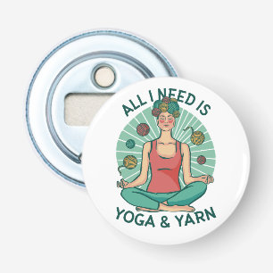 Allt jag behöver är Yoga och Yarne Phrase Flasköppnare