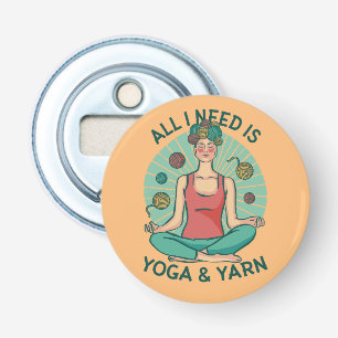 Allt jag behöver är Yoga och Yarne Phrase Flasköppnare