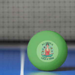 Allt jag behöver är Yoga och Yarne Phrase Pingisboll