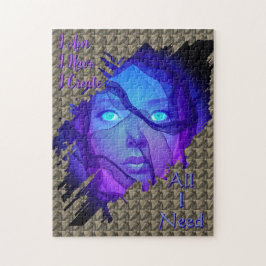 Allt jag behöver - Mantra - AI Fantasy Digital Art Pussel