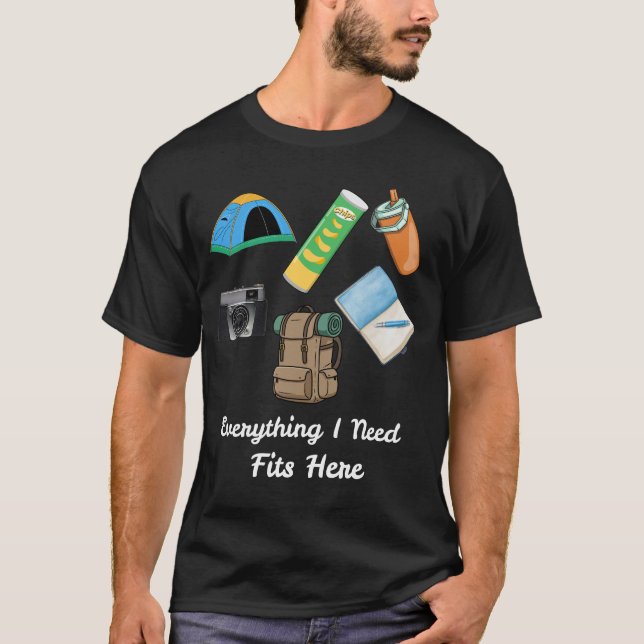 Allt Jag Behöver Passar Här T Shirt (Framsida)