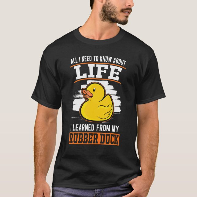 Allt jag behöver veta om livet jag lärde mig från  t shirt (Framsida)