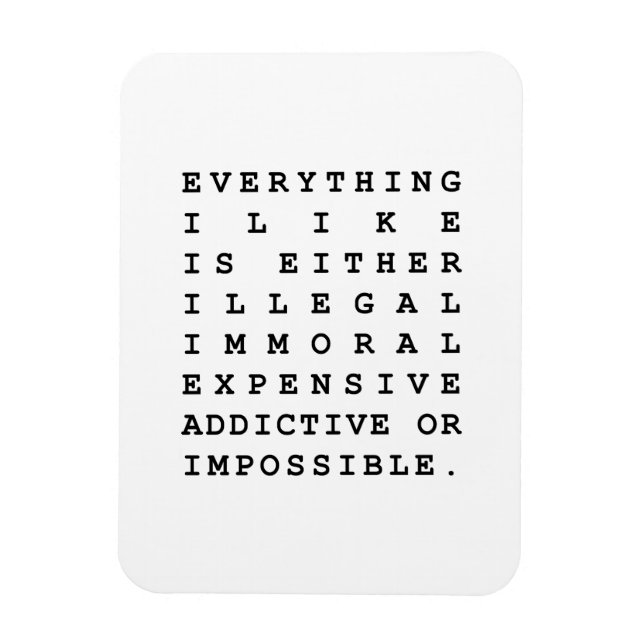 Allt jag gillar magnet (Vertikal)