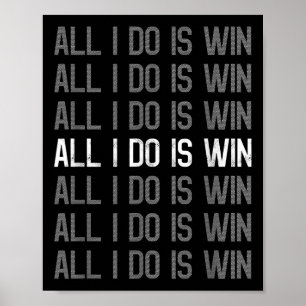 Allt jag gör är kvinnlig motivation och sportaktik poster