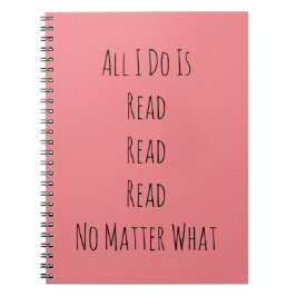 Allt jag gör är läst anteckningsbok