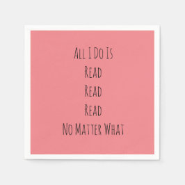 Allt jag gör är läst pappersservett