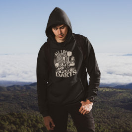 Allt jag gör är Win and Play Darts - Förbundemästa Hoodie