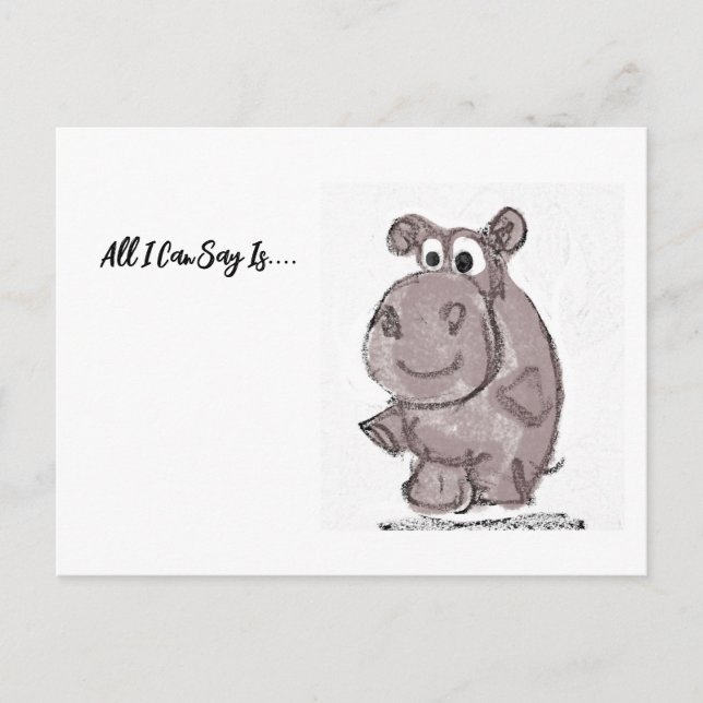 Allt jag kan säga vykort (Framsida)