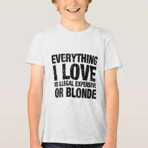 Allt jag Kärlek är olagligt dyrt eller klonat T Shirt