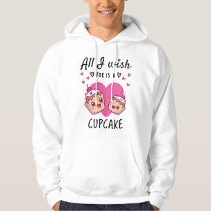 Allt jag önskar är en cupkaka hoodie