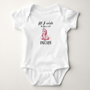 Allt jag önskar är en enhörning t shirt