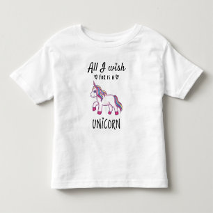Allt jag önskar är en enhörning t shirt