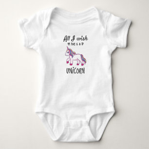 Allt jag önskar är en Enhörning T Shirt