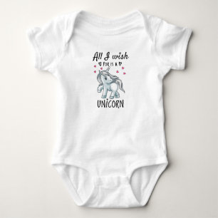 Allt jag önskar är en Enhörning T Shirt