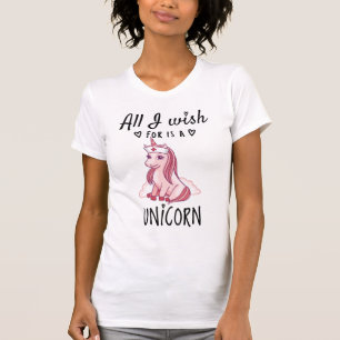 Allt jag önskar är en Enhörning T Shirt
