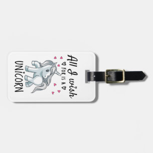 Allt jag önskar är en Unicorn Bagagebricka