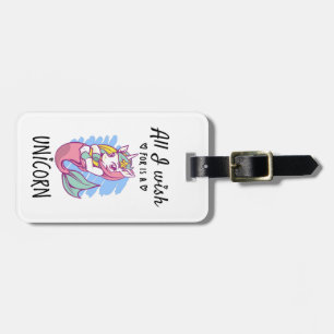 Allt jag önskar är en Unicorn Bagagebricka